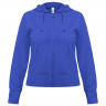 Толстовка женская Hooded Full Zip ярко-синяя