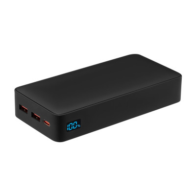 Внешний аккумулятор с подсветкой Анкор Плюс PD (Ancor PD Plus) 20000 mAh, черный