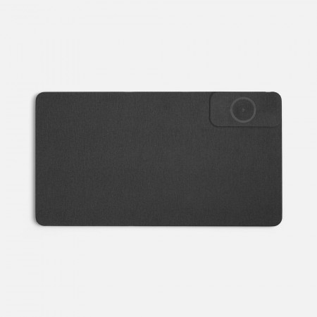 Складной стол для ноутбука с беспроводной зарядкой Kickstand Table, серый