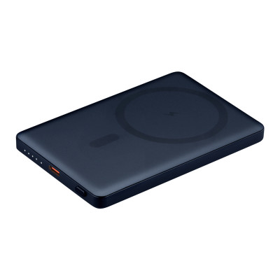 Внешний аккумулятор Атлантис (Atlantis) PD 5000mAh с функцией беспроводной зарядки 15W, синий