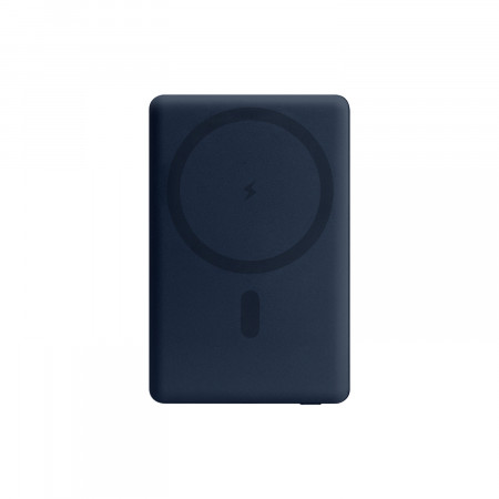Внешний аккумулятор Atlantis PD 5000mAh с функцией беспроводной зарядки 15W, синий