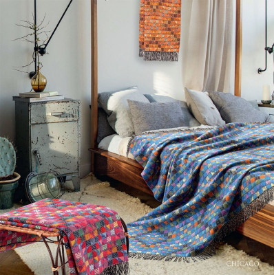 Плед Chicago, зеленый