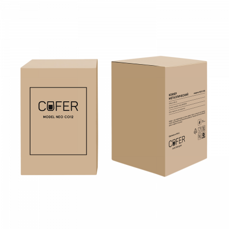 Набор NEO DUO: Кофер софт-тач NEO CO12s с дополнительной крышкой (черный с оранжевым)