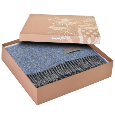 Плед Arequipa, серо-голубой