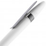 Ручка шариковая Prodir DS5 TSM Metal Clip, белая с серым