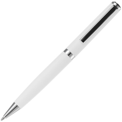 Ручка шариковая Inkish Chrome в футляре, белая