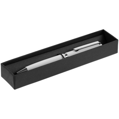 Ручка шариковая Inkish Chrome в футляре, белая