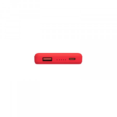 Внешний аккумулятор Largo PD 5000mAh с функцией беспроводной зарядки 15W, красный