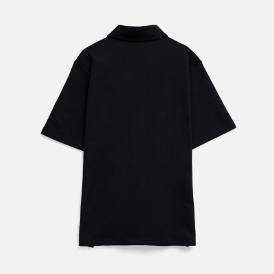 Рубашка поло унисекс Tiimi, черная