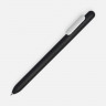 Ручка шариковая Swiper Soft Touch, черная с белым