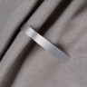 Лента сатиновая Satin 10 S, серая, 40 см