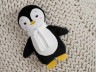 Мягкая игрушка Beastie Toys, пингвиненок с белым шарфом