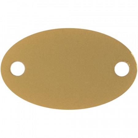 Шильдик металлический Alfa Oval, золотистый