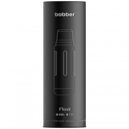 Термос Flask 1000, вакуумный, стальной зеркальный