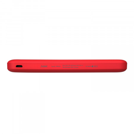 Внешний аккумулятор Elari Plus 10000 mAh, красный
