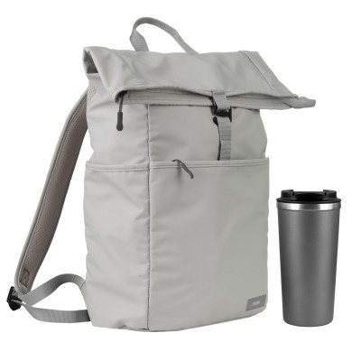 Подарочный набор Палермо (Palermo), Бостон (Boston), серый (рюкзак, термокружка)