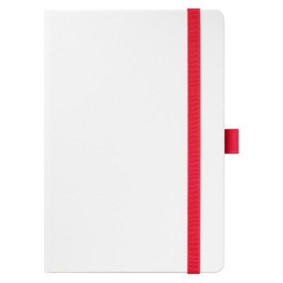 Ежедневник Arctic недатированный, белый/красный