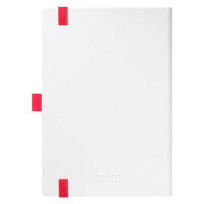 Ежедневник Arctic недатированный, белый/красный