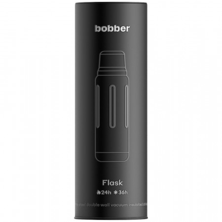 Термос Flask 470, вакуумный, стальной матовый