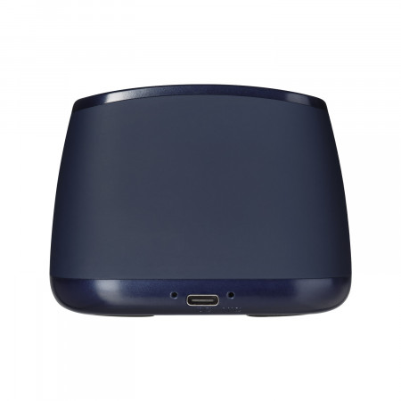 Беспроводная колонка с подсветкой Glow 75dB 1200 mAh, синяя (вход Type-C)