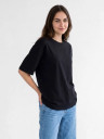Футболка Oversize Premium 210, черная