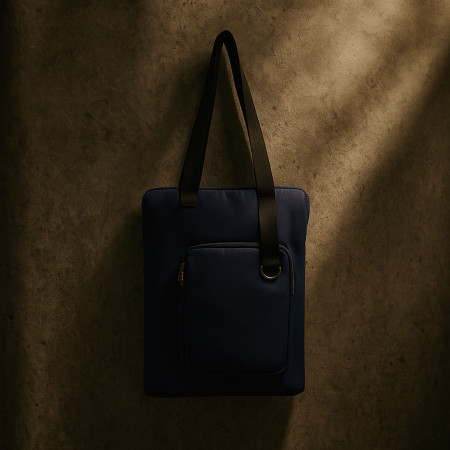 Шоппер Superbag Pocket (темно-синий с черным)