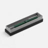 Ручка шариковая Blade Soft Touch в футляре, зеленая
