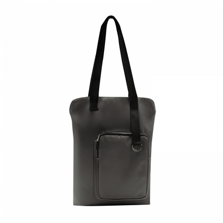 Шоппер Superbag Pocket (серый с черным)