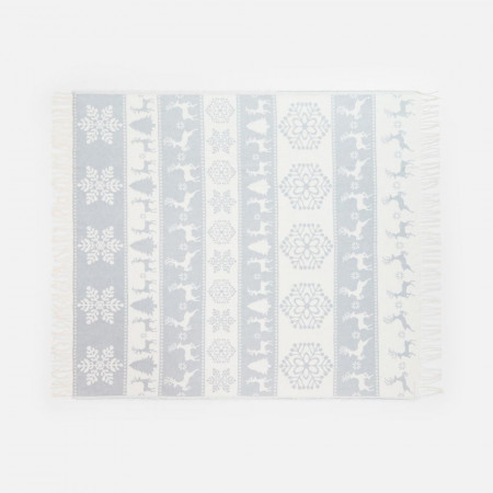 Плед «Скандинавия», серый