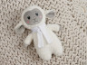 Мягкая игрушка Beastie Toys, овечка с белым шарфом