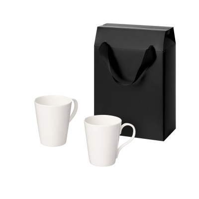 Подарочный набор Веста (Vesta) в коробке-пакете (две фарфоровых кружки)
