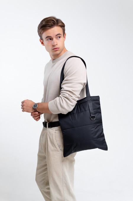 Шоппер Superbag Bubble New (черный)