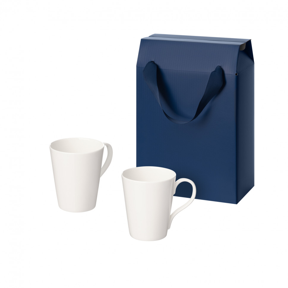 Подарочный набор Веста (Vesta) в коробке-пакете (две фарфоровых кружки)