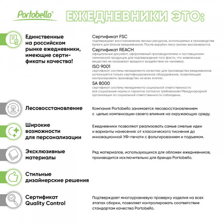 Ежедневник-портфолио Passage NEO недатированный в подарочной коробке, синий