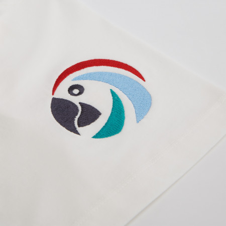 Футболка унисекс KRIS, 100% хлопок, 150 гр., белая (теплого оттенка)