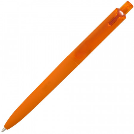 Ручка шариковая Prodir DS8 PRR-Т Soft Touch, оранжевая