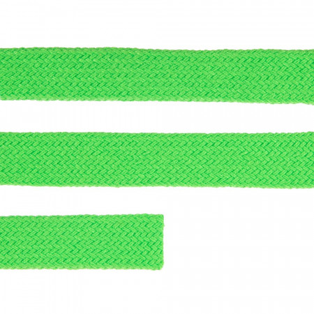 Плоский шнур Cord XL, зеленый неон, 190 см