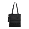 Шоппер Superbag Bubble, с кнопкой (черный)