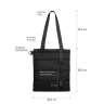 Шоппер Superbag Bubble, с кнопкой (черный)