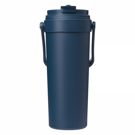 Термокружка вакуумная Соло (Solo), синяя