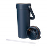 Термокружка вакуумная Соло (Solo), синяя