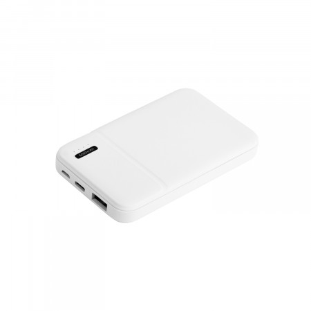 Внешний аккумулятор с подсветкой Skyline 5000 mAh, белый