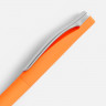 Ручка шариковая Pin Soft Touch, оранжевая