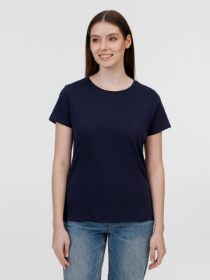 Футболка женская E150, темно-синяя