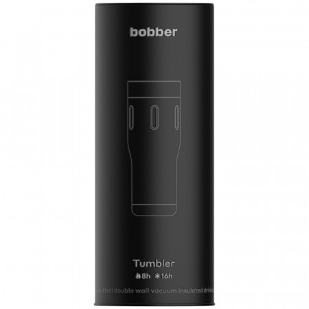 Термостакан Tumbler 470, вакуумный, стальной матовый
