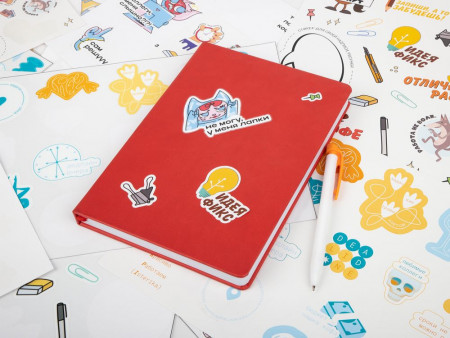 Наклейки бумажные Sticker Pack на заказ, M