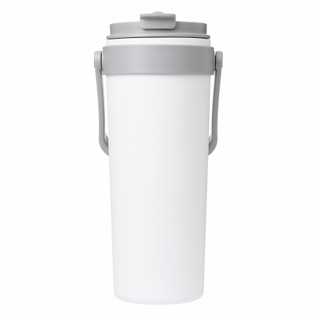 Термокружка вакуумная Соло (Solo), белая