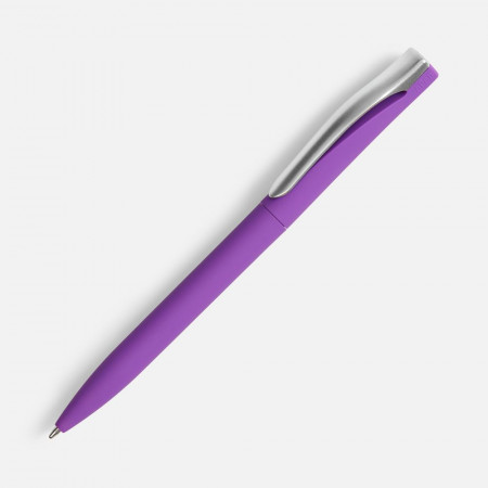 Ручка шариковая Pin Soft Touch, фиолетовая