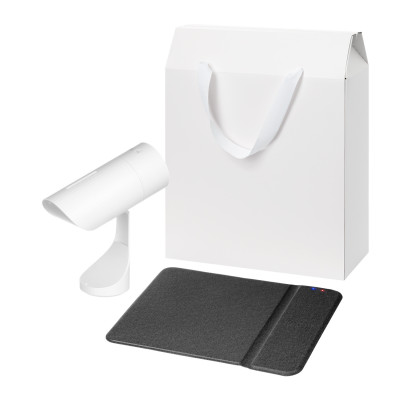 Подарочный набор Призма, Онор (Prisma, Honor), черный (увлажнитель воздуха, зарядное устройство)