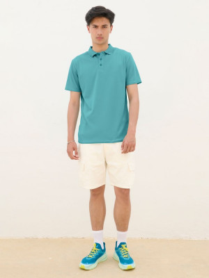 Рубашка поло унисекс Pitcher, кобальт (темно-синяя)